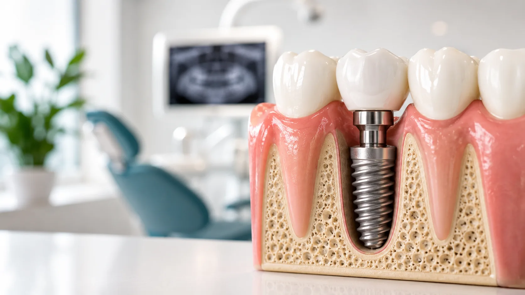 etapele unui implant dentar explicate de medicii clinicii dentetico