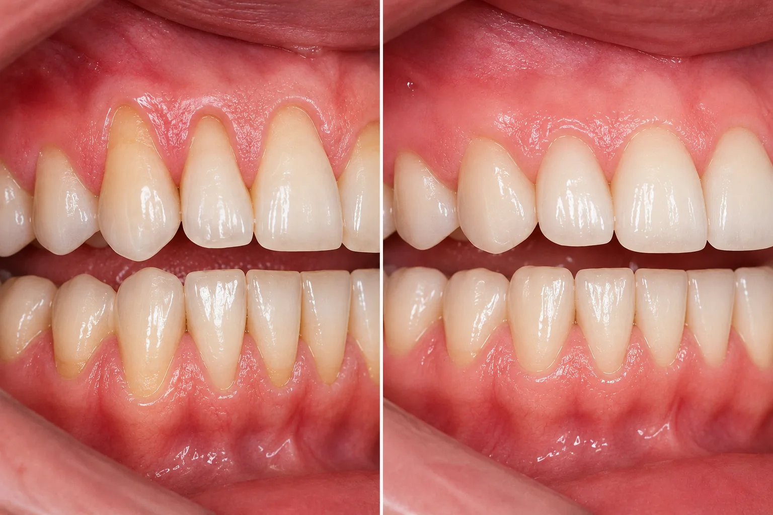 retractie gingivala si gingii care se retrag explicate la clinica dentetico